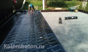 монолитная плита под дом в Ожерелье